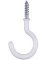 2-1/4" WHT Cup Hook