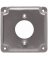 4" Square Box Receptacle Cover