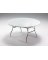 60" WHT RND Table Cover