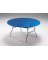 60" BLU RND Table Cover