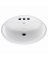 20x17 WHT Oval BathSink