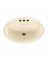 20x17 Bone Ov Bath Sink