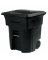 96gal Black Totter Trash Can