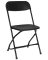 BLK Plas Folding Chair