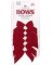 6PK 2Loop RED Velv Bow