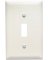 10PK ALM 1G Wall Plate