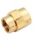 1/4x1/8 Brass Reduce Coupling