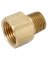 3/8x1/4 Brass Step Nipple