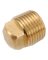 1/4" ips Square Brass Plug