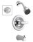 CHR SGL Tub/SHWR Faucet