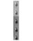 1.33x6 Gray Studded Fence T-Post
