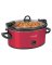 6QT RED Oval Crock Pot         *