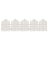 22-1/2x6-1/2 WHT Fence