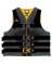 LG/XL BLK/YEL Men Vest