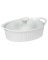 1.5QT WHT Oval Casserol