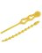 15PK 12" Yellow Beaded Tie