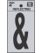 2" BLK & Symbol Sign