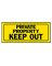 6x15 Private Keep Sign