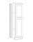 3x91 WHT Pantry Filler