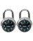 2pk Master Combination Locks