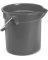 10QT GRY RND Bucket
