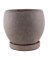 5-3/4" BRN RND Planter