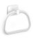 D316W   Towel Ring MTL/WHT