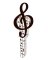 KW1 Music Key Blank