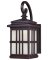 9W BRZ LED Wall Lantern