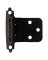 3/8"FLT BLK Inset Hinge