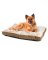 27x36 Tan Gusse Pet Bed