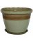 16" WHT Etch Planter