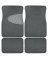 4PC GRY Carpet FLR Mat