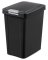 7.5gal Blk Touch Top WasteBasket