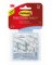 3M 17065CLR-6ES Wire Toggle Hook Value Pack, 2 lb, 6-Hook, Plastic, Clear