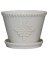 12" WHT Lorna Planter