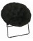 BLK RND Padd Dish Chair