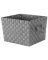 13x15x10 GRY Woven Tote