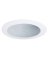 6" WHT Baffle Trim