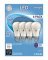 GE 4PK 9W Day A19 Bulb
