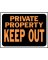 9x12 Private Prop Sign