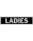 2x8 BLK Ladies Sign