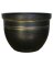 15" BLK/GLD Mad Planter