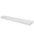 36" WHT Bev Float Shelf