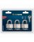 1803TR  Padlock Lam TG 1-1/2"3PK