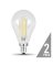 2PK 6W CLR A15 Bulb