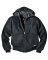 2XL BLK Men Hood Jacket