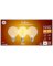 GE 3PK 4.5W Clear G25 LED Bulb