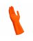 MED Men Orange Nitrile Gloves