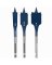 Bosch 3PC Stubby Spade Bit Set